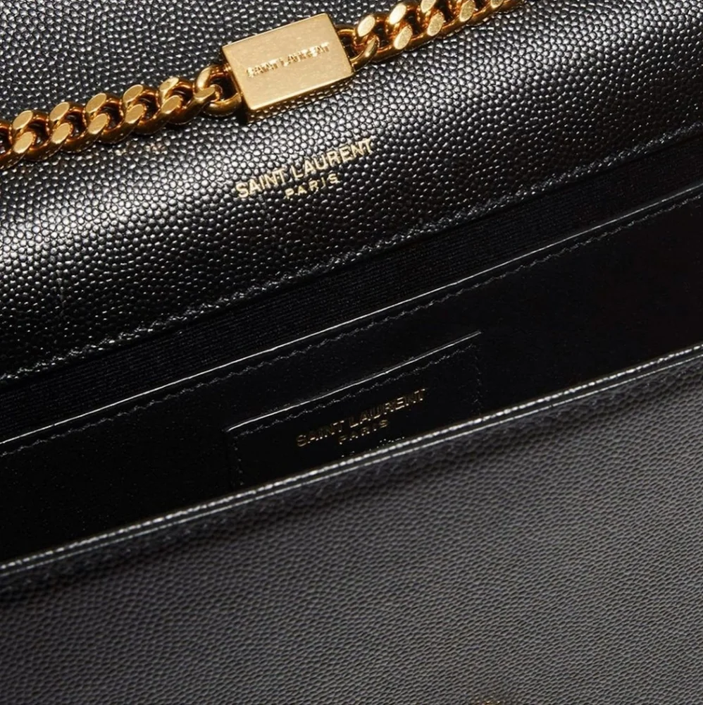 MSRP $2,600 YSL Saint Laurent Kate Grain de Poudre Shoulder/Crossbody - Picture 6 of 16